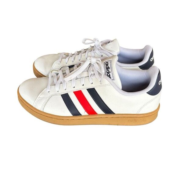 [Mens 9] ADIDAS GRAND COURT Active Red Tennis Shoes Sneaker EE7888 - Picture 1 of 7